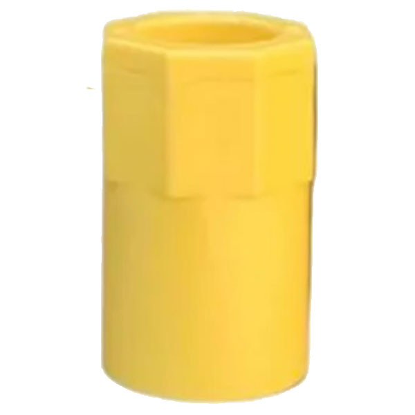 ข้อต่อเข้ากล่องร้อยสาย สีเหลืองPVC 20(3/4)