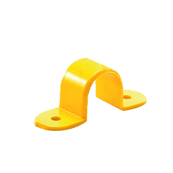  กิ๊ปจับท่อร้อยสาย สีเหลืองPVC 25(1")