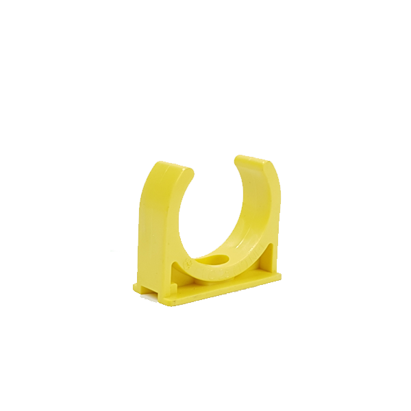 คลิปก้ามปูร้อยสาย สีเหลืองPVC 18(1/2)