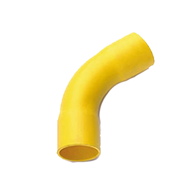 ข้อโค้ง 45 ร้อยสาย สีเหลืองPVC 25(1")