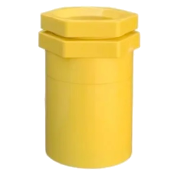 ข้อต่อเข้ากล่องร้อยสาย สีเหลืองPVC 40(1 1/2)