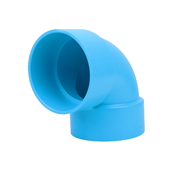 ข้องอ90 PVC บาง 40มม. (1 1/2")