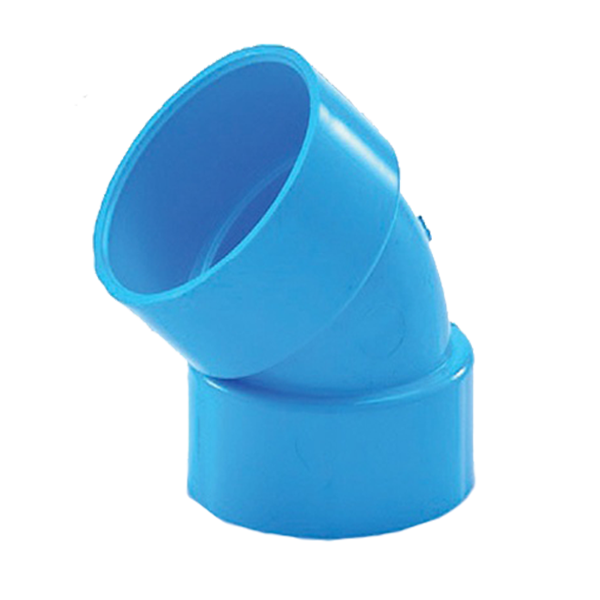 ข้องอ 45 บาง 80(3")