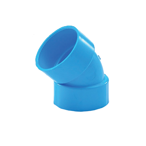 ข้องอ45PVC บาง35มม. (1 1/4")