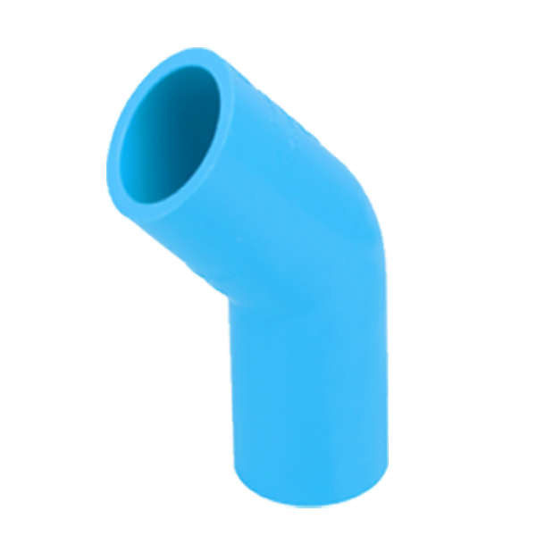 ข้องอ45PVC 55มม. (2")