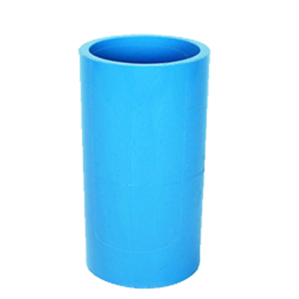 ข้อต่อตรงPVC 65มม.(2 1/2)ฟ้า