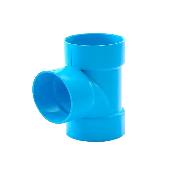 สามทาง บาง 35มม.(1 1/4") ฟ้า